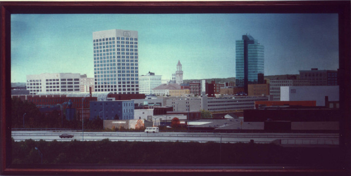 View of Worcester from Eastern Ave. by Bruce Mitchell
