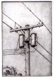 Trinity drypoint print